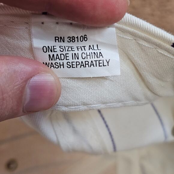 Vtg Denver Rockies Invesco Baseball Cap Snapback Hat Pin Stripe Two Tone RN38106 - Picture 9 of 9